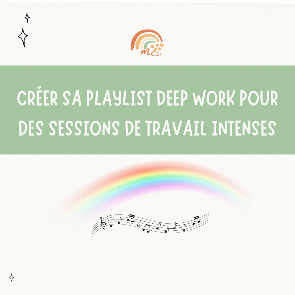 Comment créer sa propre playlist deep work pour des sessions de travail intenses